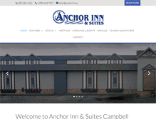 Tablet Screenshot of anchorinn.ca